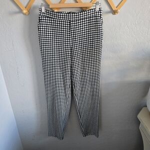 Old Navy High-Waisted Pixie Skinny Pants in Houndstooth size 2 Tall